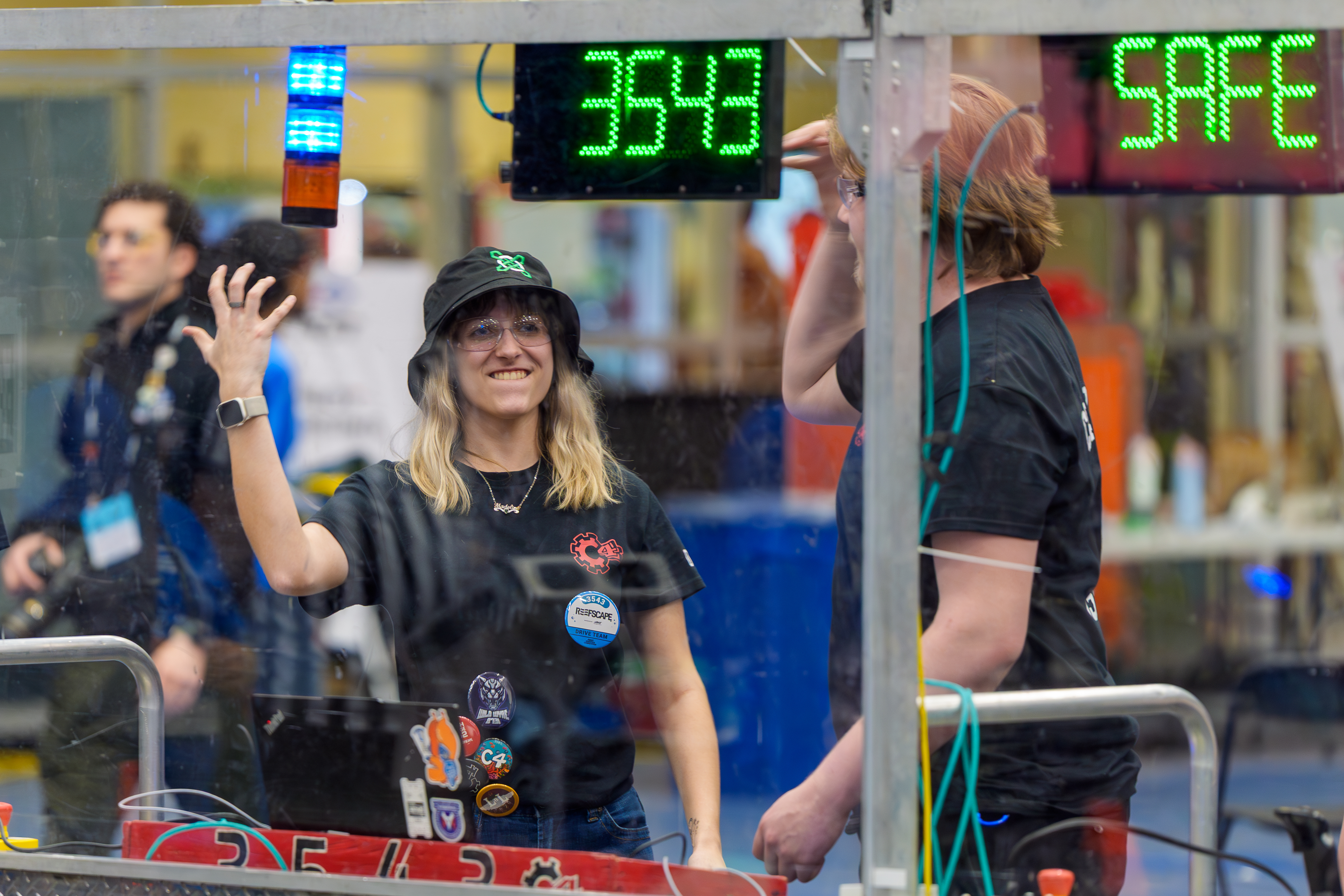 Robotics demo at the university
