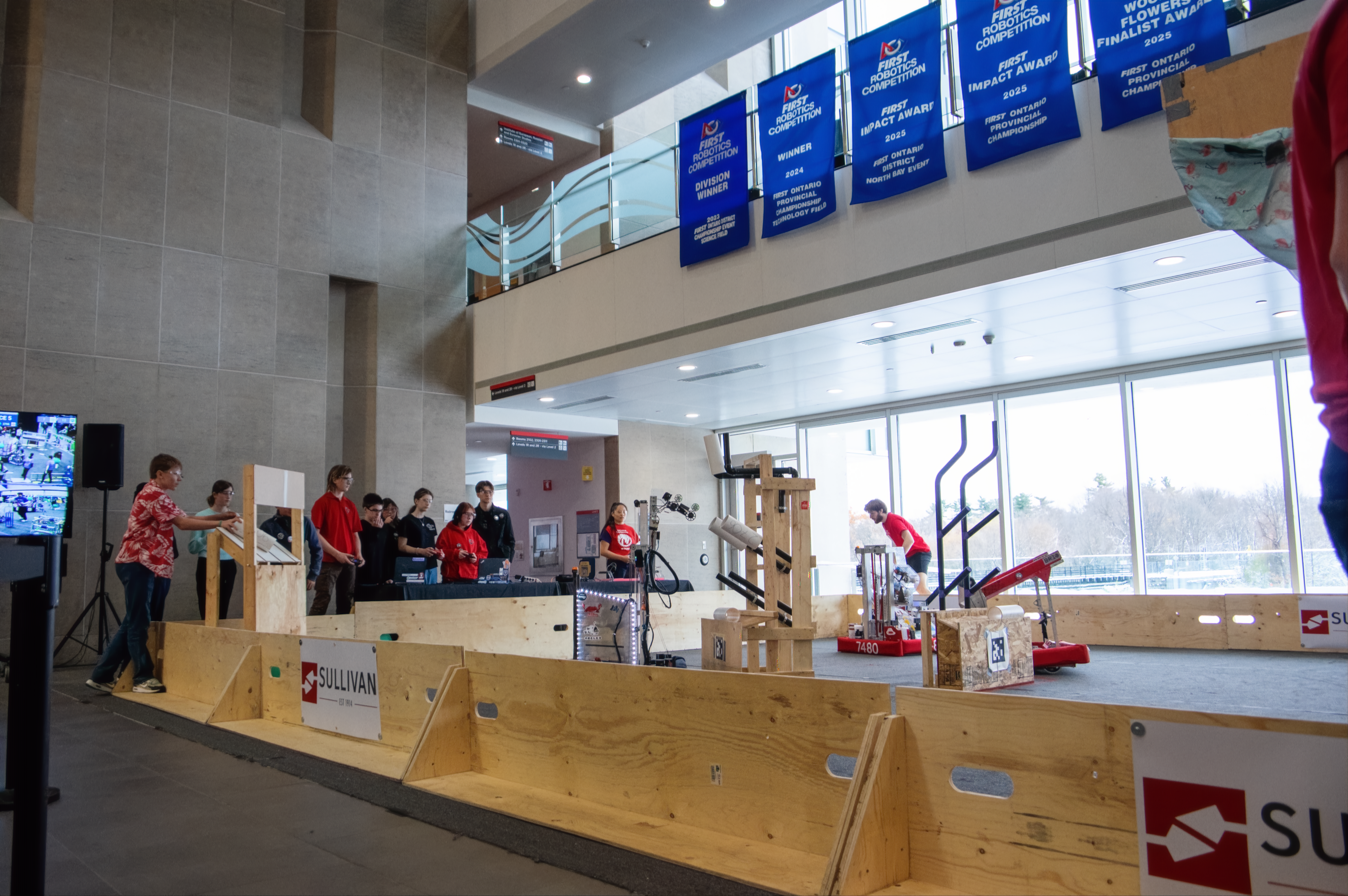 CU FIRST Showcase Event Robot Demos